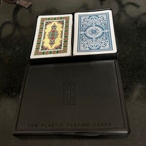 KEM Plastic Double Deck Playing Cards